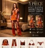 5 Part Premium Shirt Pant Homewear