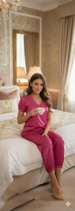 7 Part Nightwear - Pink - Image 2