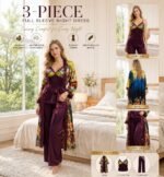 3 Part Print Premium Full Sleeves Nightwear