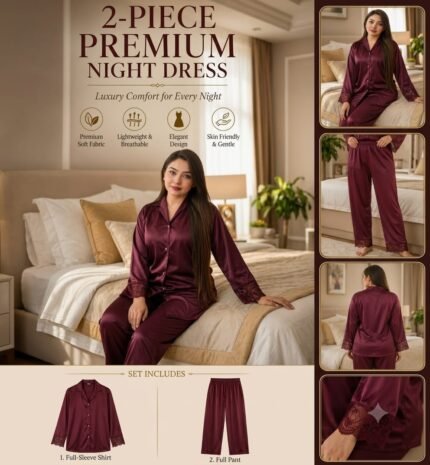 2 Part Full Sleeves PJ Set