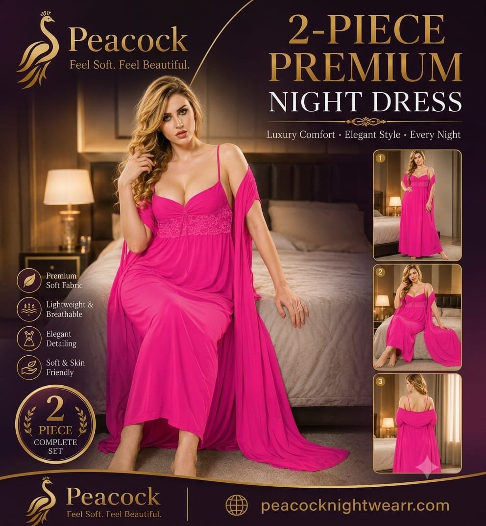 WhatsApp Image 2026-08-24 at 3.41.47 AM Indian Classic 2 Part Nightwear - Image 1