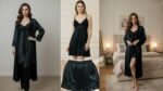 Peacock Luxury 4 Part Nightwear Set - Image 3