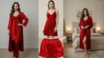 Peacock Luxury 4 Part Nightwear Set - Image 2