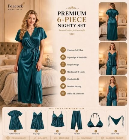 6 Part Premium Nightwear